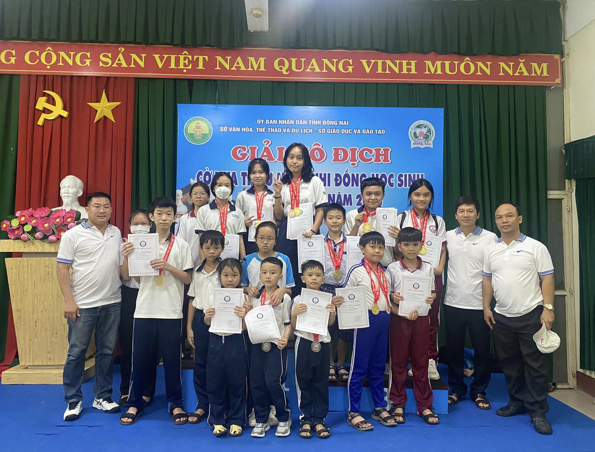 Giải cờ vua Thiếu niên, Nhi đồng học sinh tỉnh Đồng Nai năm 2023