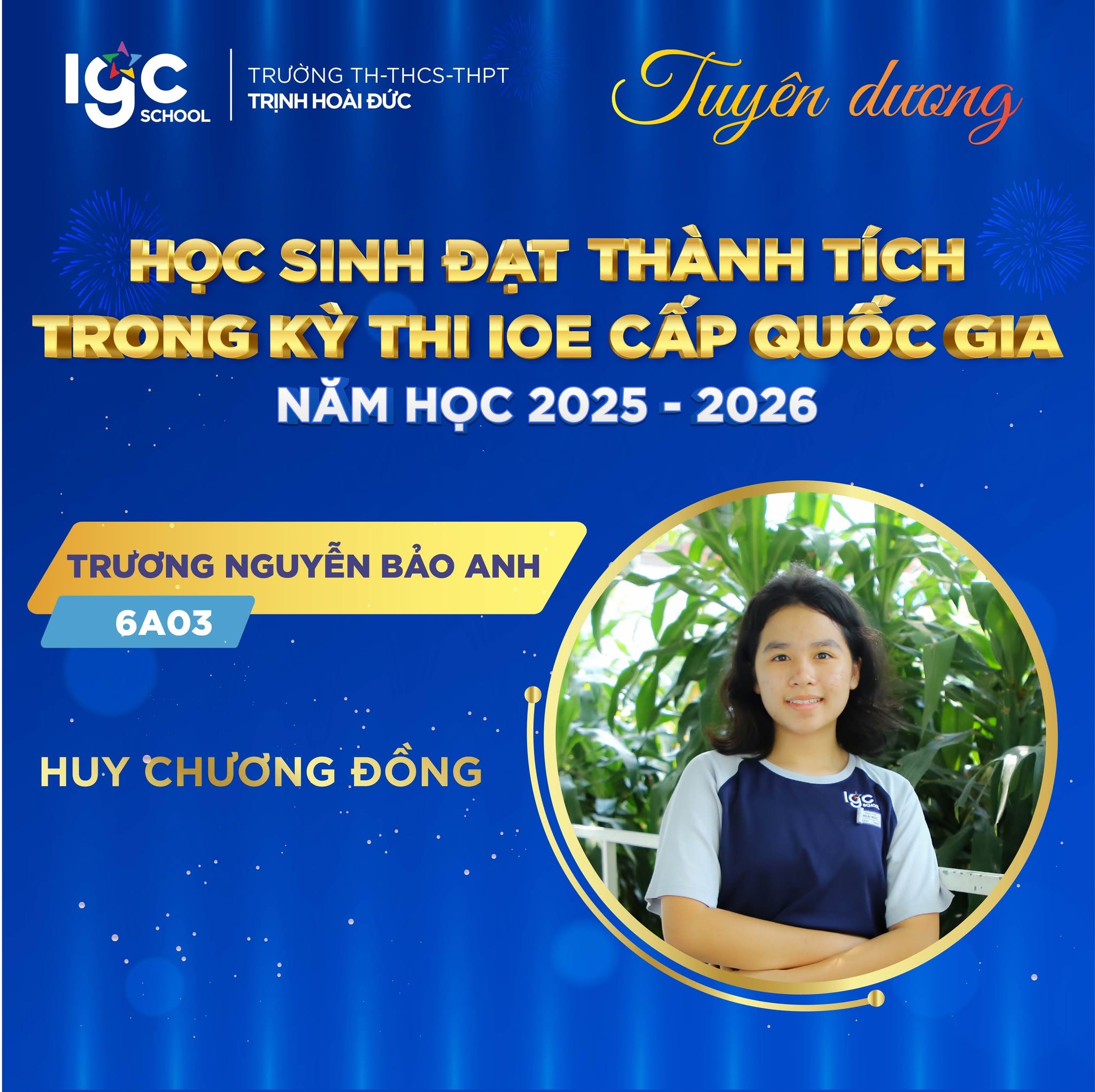 [VINH DANH] NHỮNG "NGÔI SAO SÁNG" TẠI ĐẤU TRƯỜNG IOE CẤP QUỐC GIA NĂM 2025 - 2026
