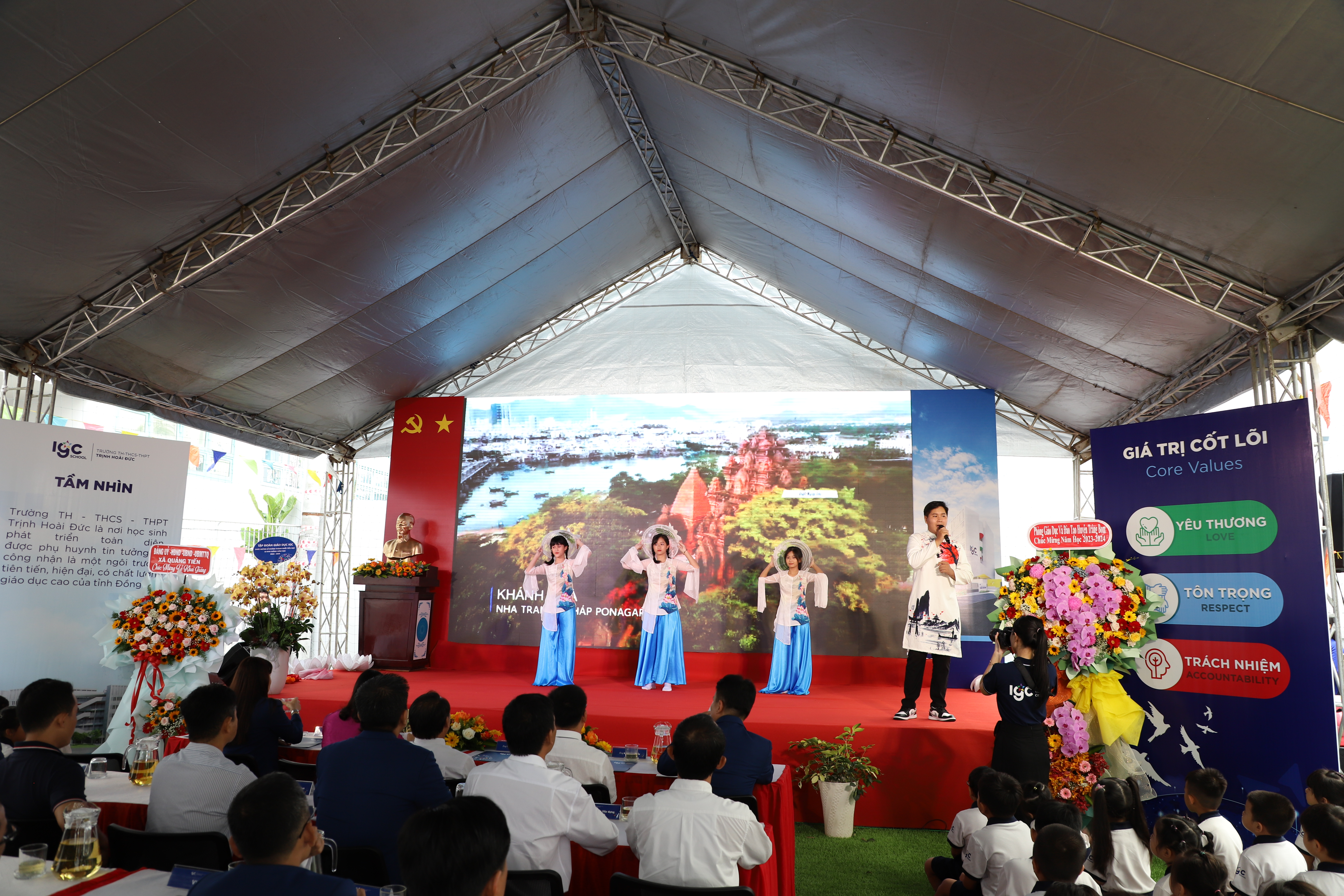 Lễ khánh thành & Khai giảng năm học 2023 - 2024 | Trường TH-THCS Trịnh Hoài Đức