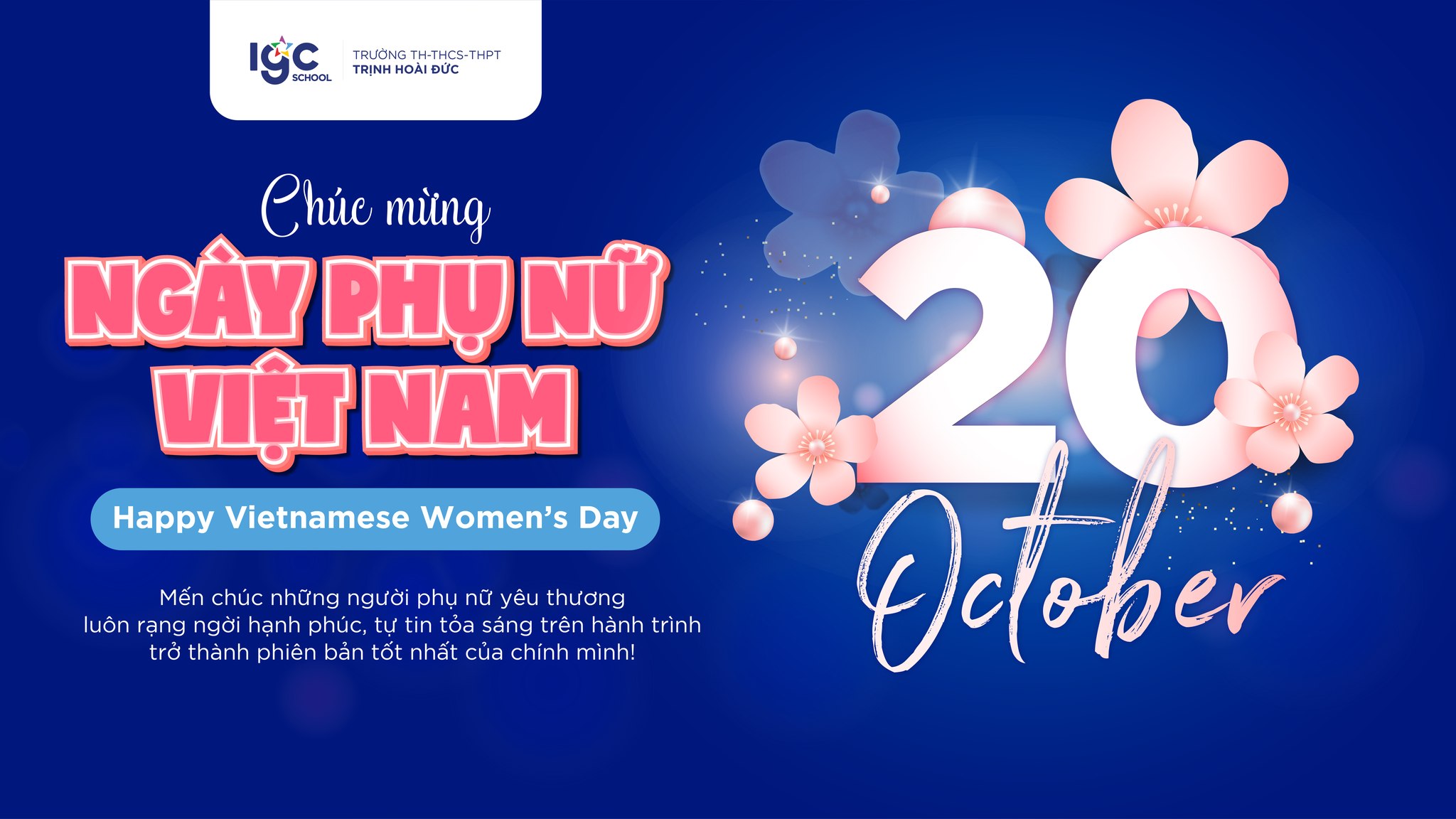 CHÀO MỪNG NGÀY PHỤ NỮ VIỆT NAM 20/10