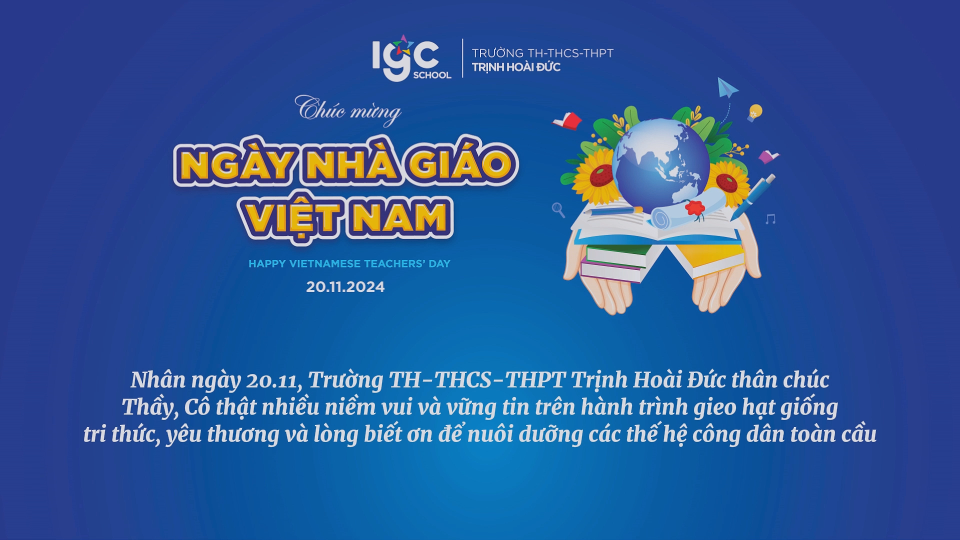 Tri ân ngày Nhà giáo Việt Nam 20/11