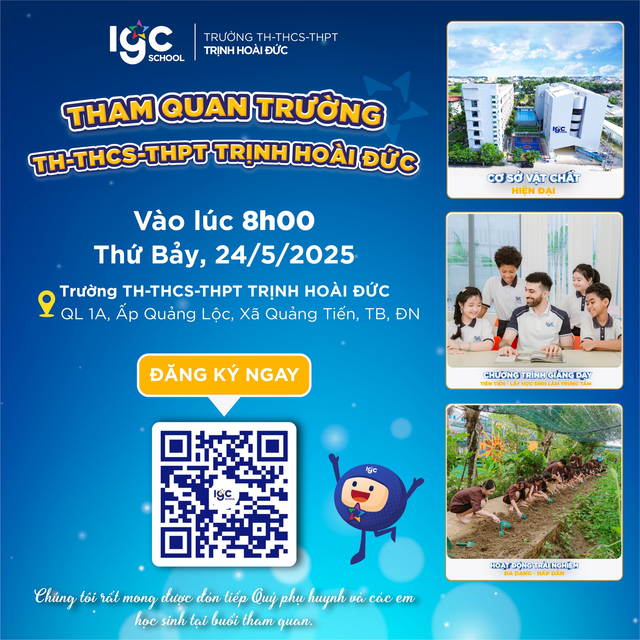 THAM QUAN TRƯỜNG TH-THCS-THPT TRỊNH HOÀI ĐỨC