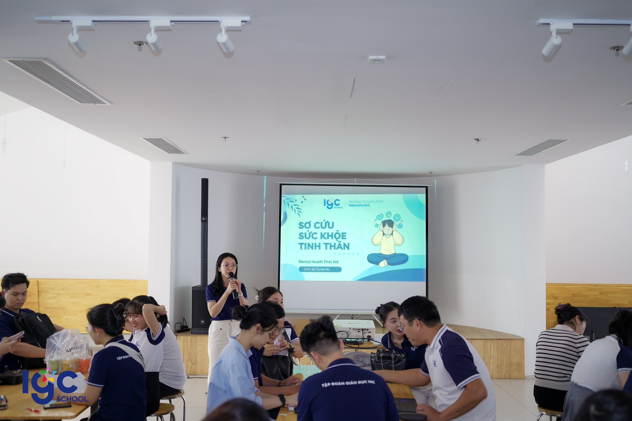 Trường TH-THCS-THPT Trịnh Hoài Đức nâng cao năng lực CB-GV với tập huấn Sơ cứu sức khoẻ tinh thần học đường.