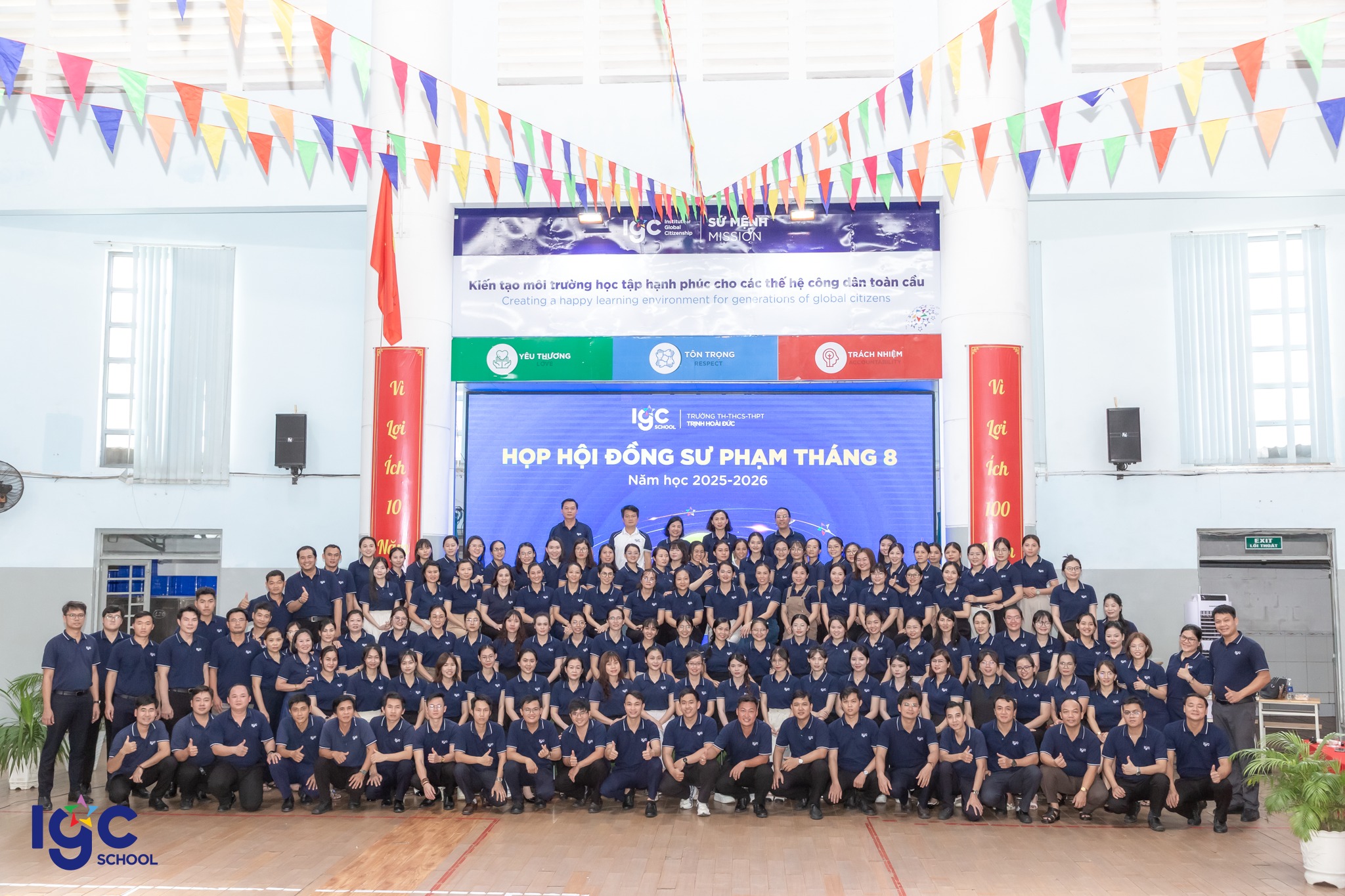HỌP HỘI ĐỒNG SƯ PHẠM THÁNG 8 – TRƯỜNG TH-THCS-THPT TRỊNH HOÀI ĐỨC