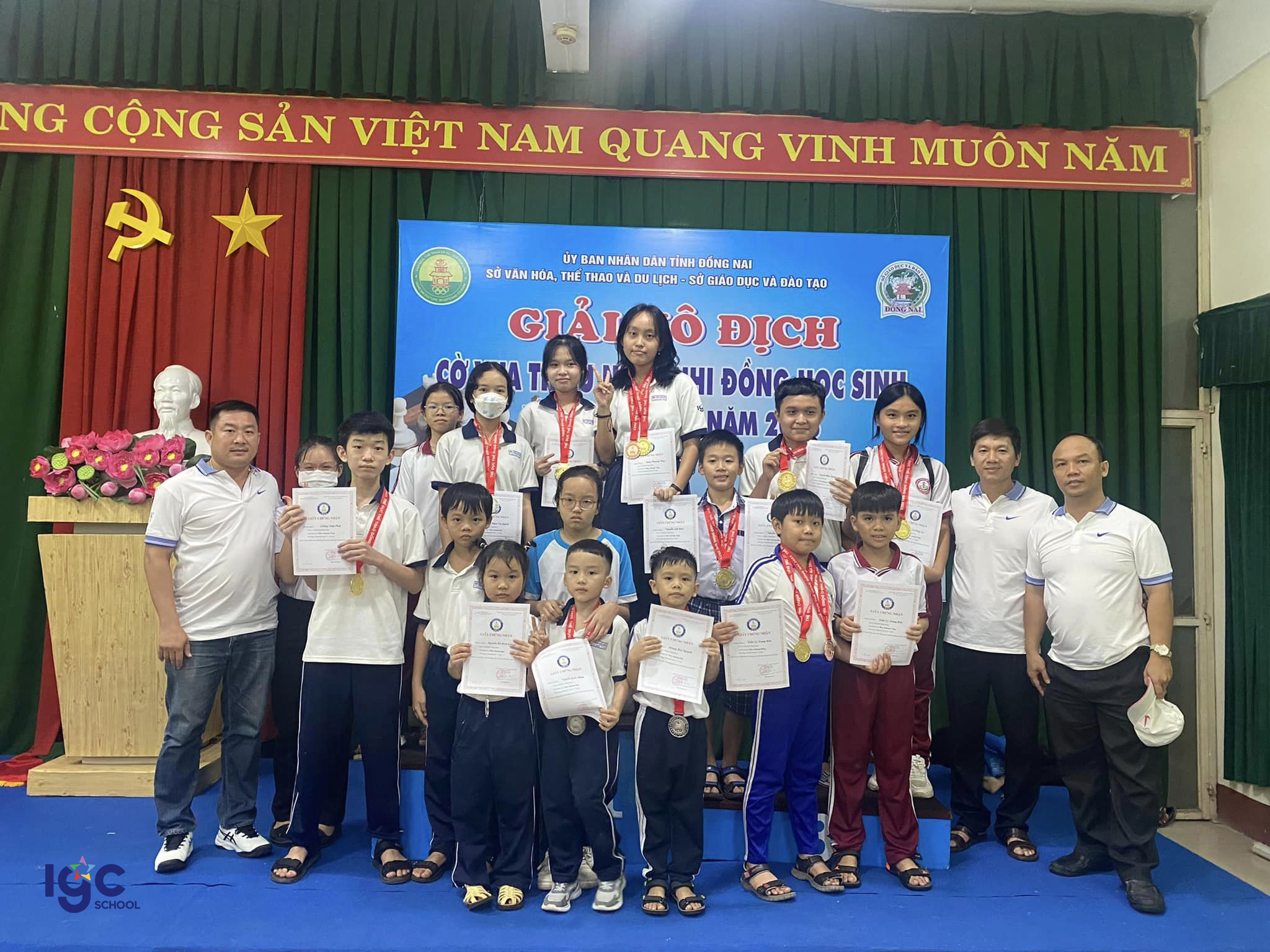 Giải cờ vua Thiếu niên, Nhi đồng học sinh tỉnh Đồng Nai năm 2023