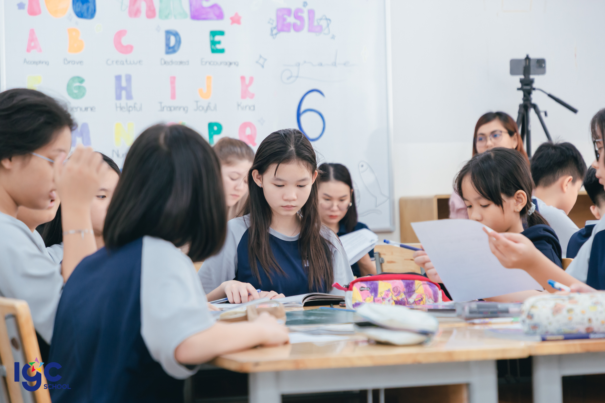 Hoạt động nhóm trong tiết ESL