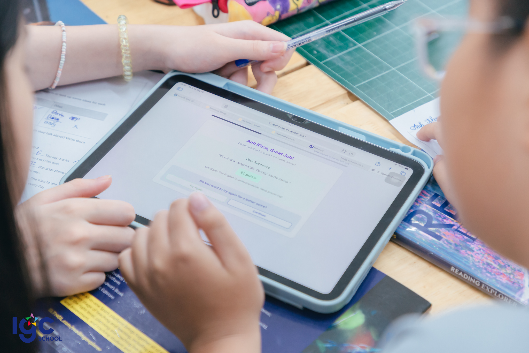 Học sinh tự tin thuyết trình