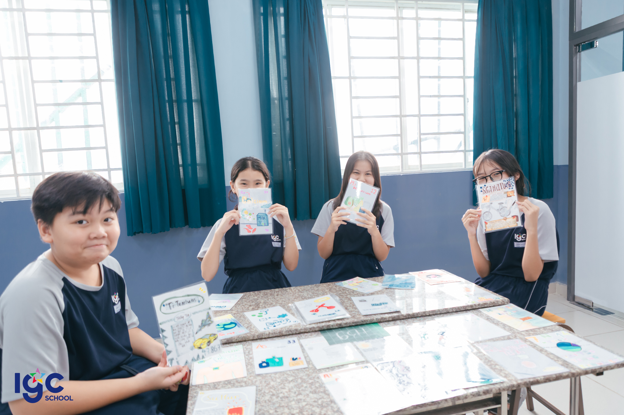 Dự án Bảng Tuần Hoàn Sáng Tạo của học sinh Khối 7