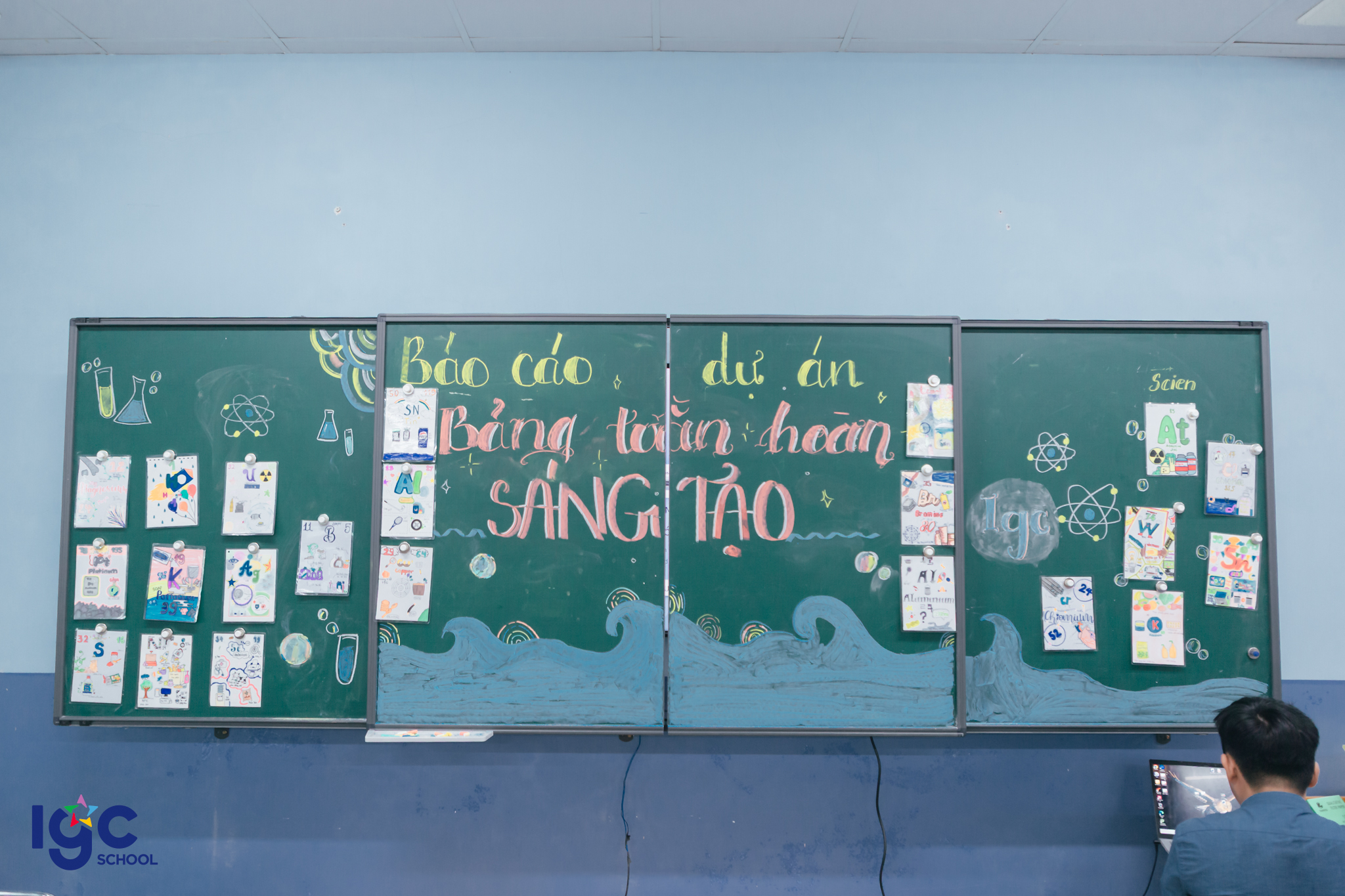 Dự án Bảng Tuần Hoàn Sáng Tạo của học sinh Khối 7