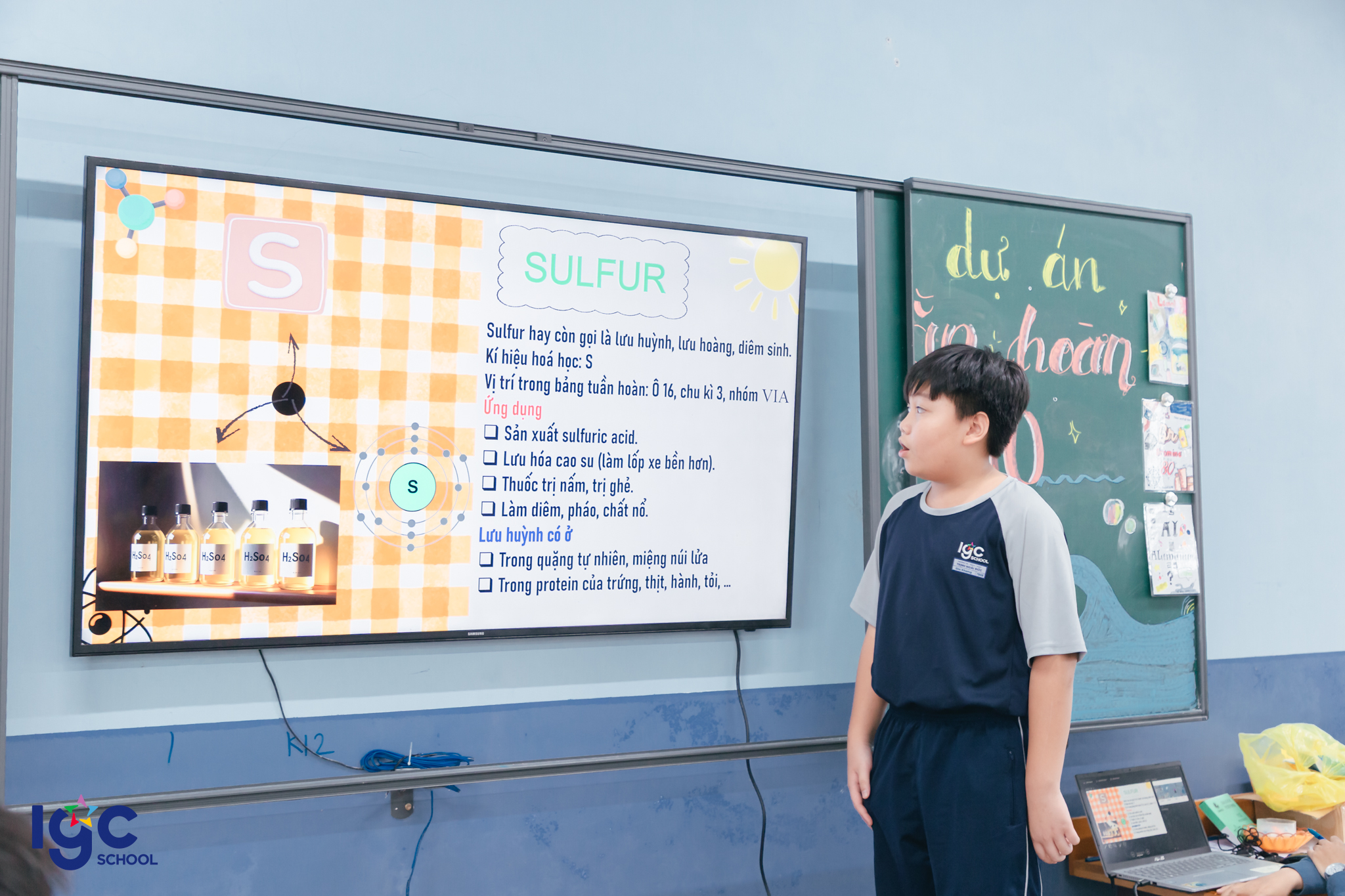 Dự án Bảng Tuần Hoàn Sáng Tạo của học sinh Khối 7