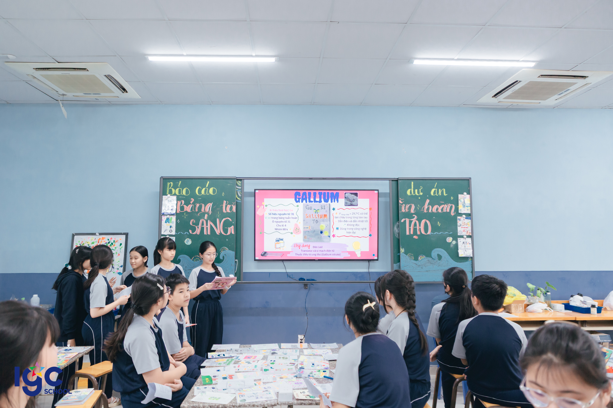 Dự án Bảng Tuần Hoàn Sáng Tạo của học sinh Khối 7