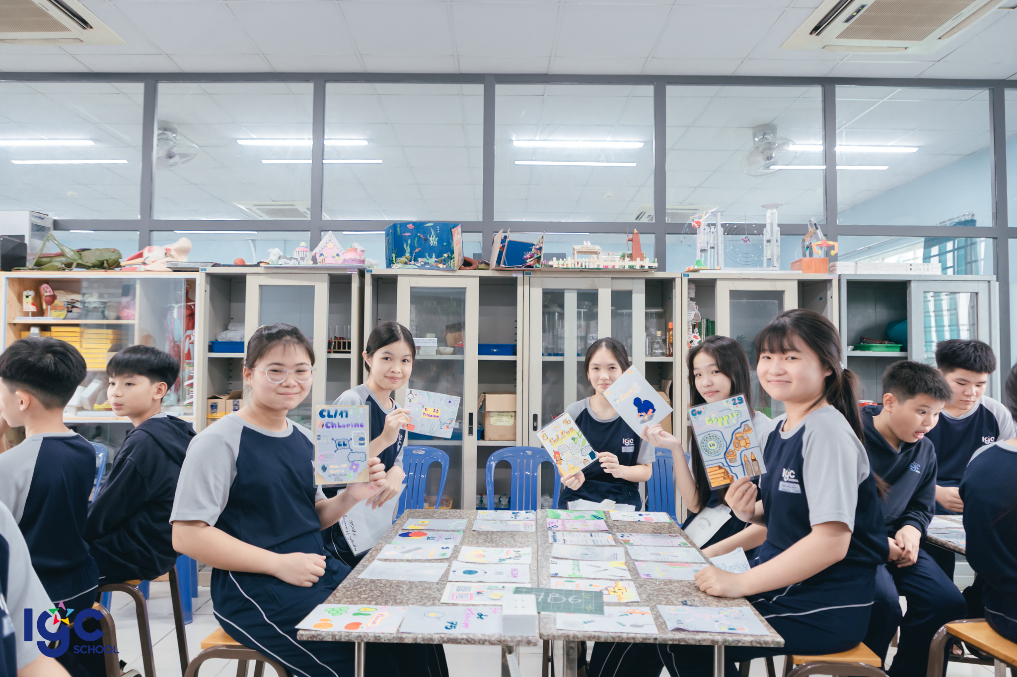 Dự án Bảng Tuần Hoàn Sáng Tạo của học sinh Khối 7