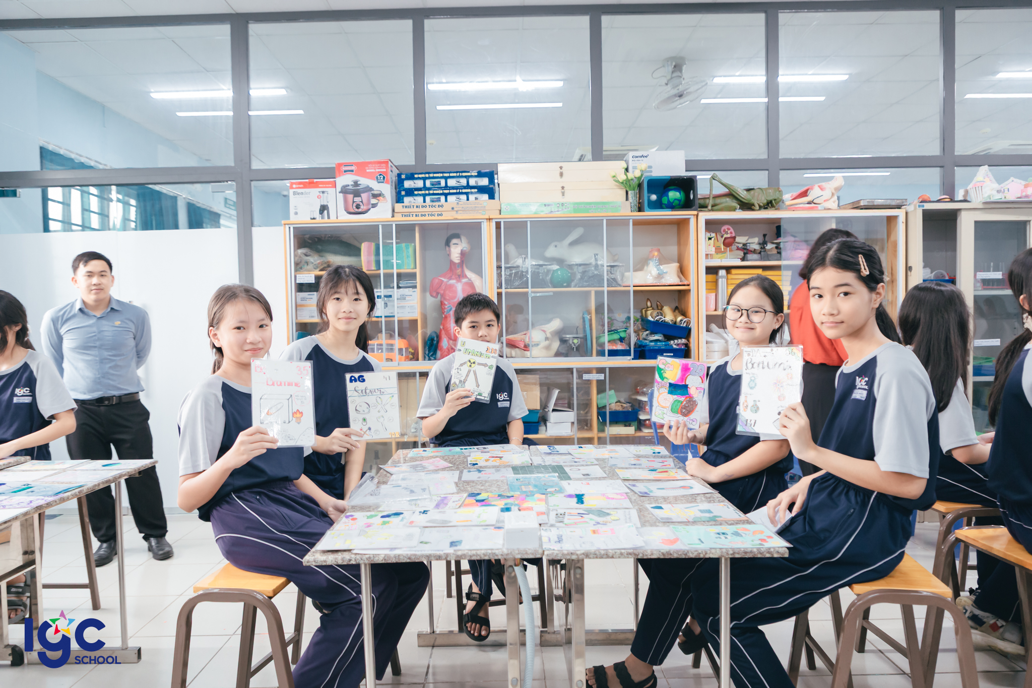 Dự án Bảng Tuần Hoàn Sáng Tạo của học sinh Khối 7