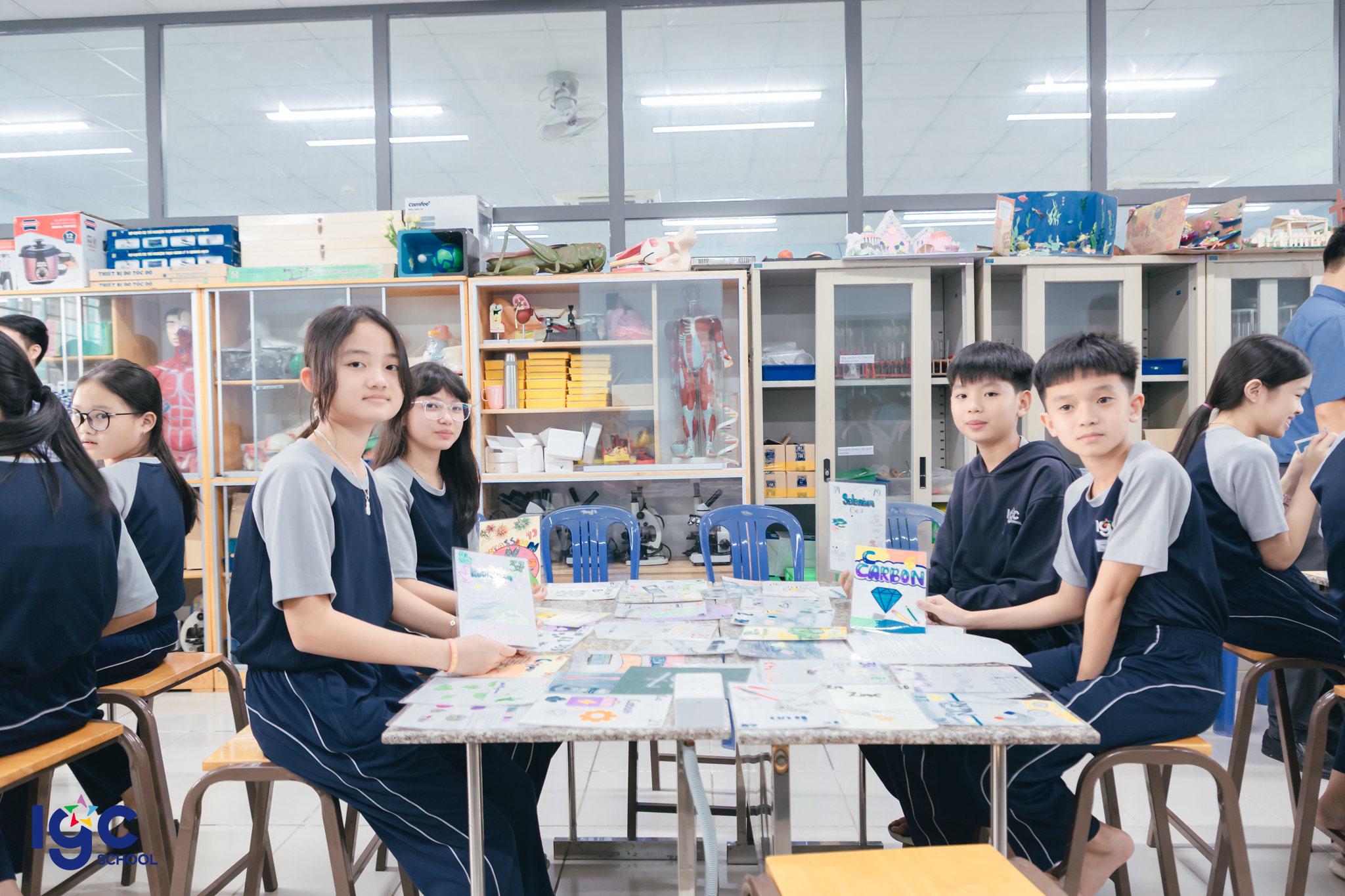 Dự án Bảng Tuần Hoàn Sáng Tạo của học sinh Khối 7