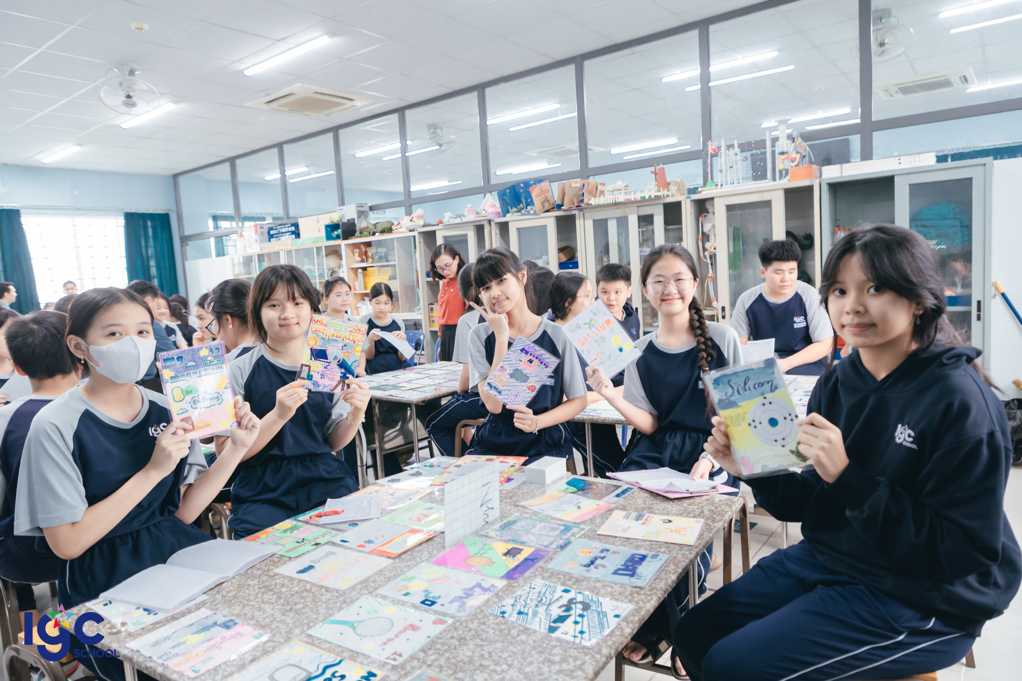 Dự án Bảng Tuần Hoàn Sáng Tạo của học sinh Khối 7