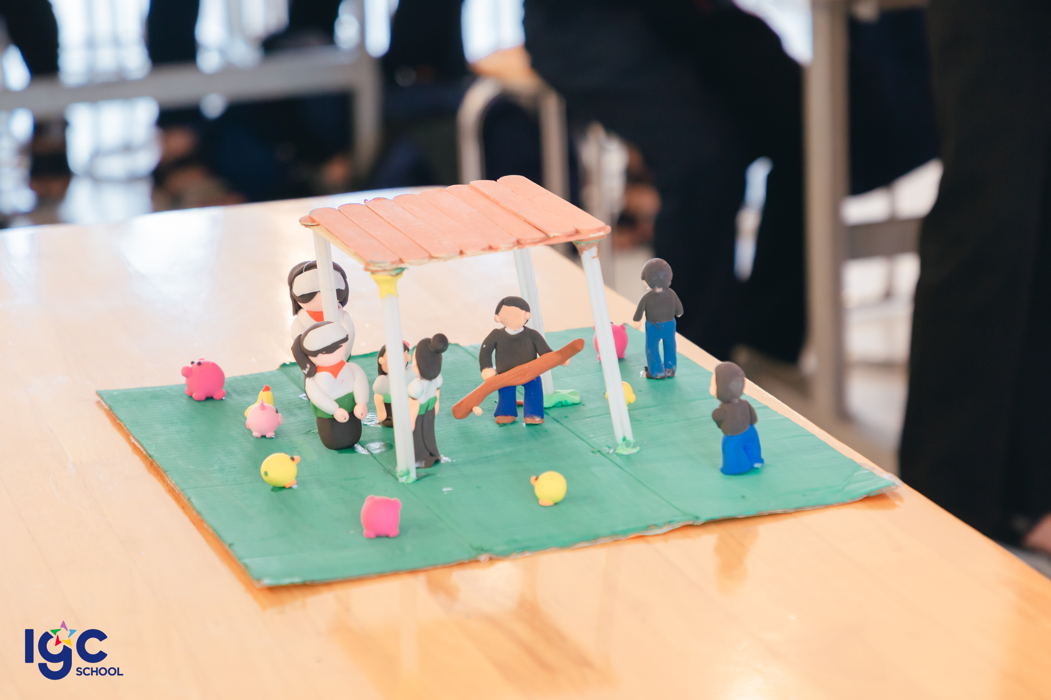 Không khí sôi nổi của buổi học