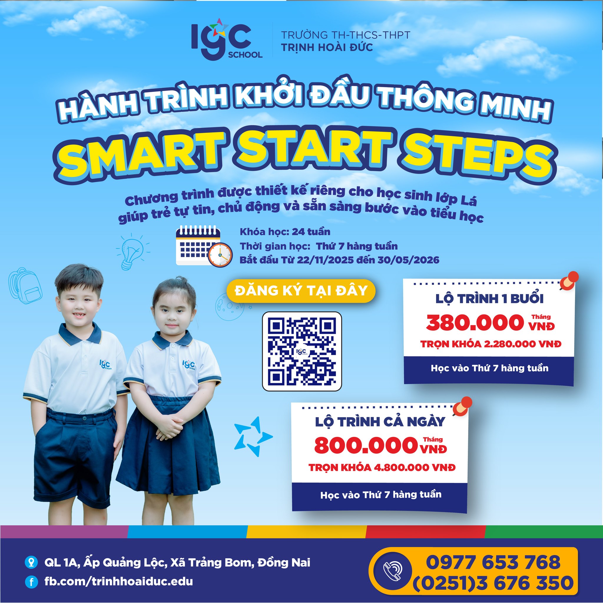 Poster chương trình Smart Start Steps