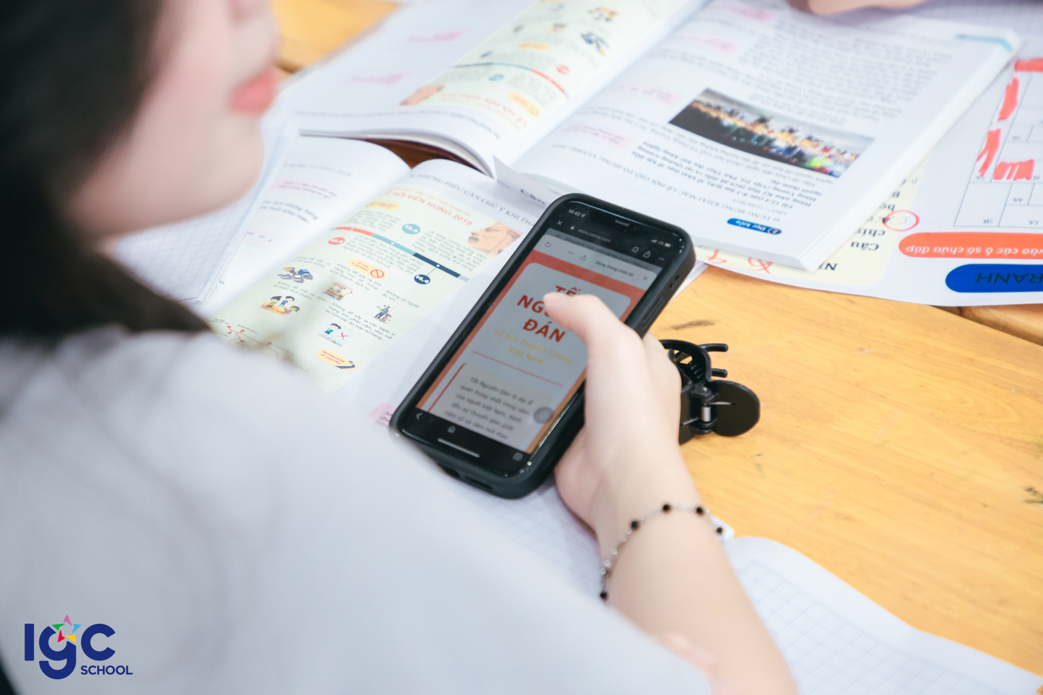 Sự hào hứng của học sinh