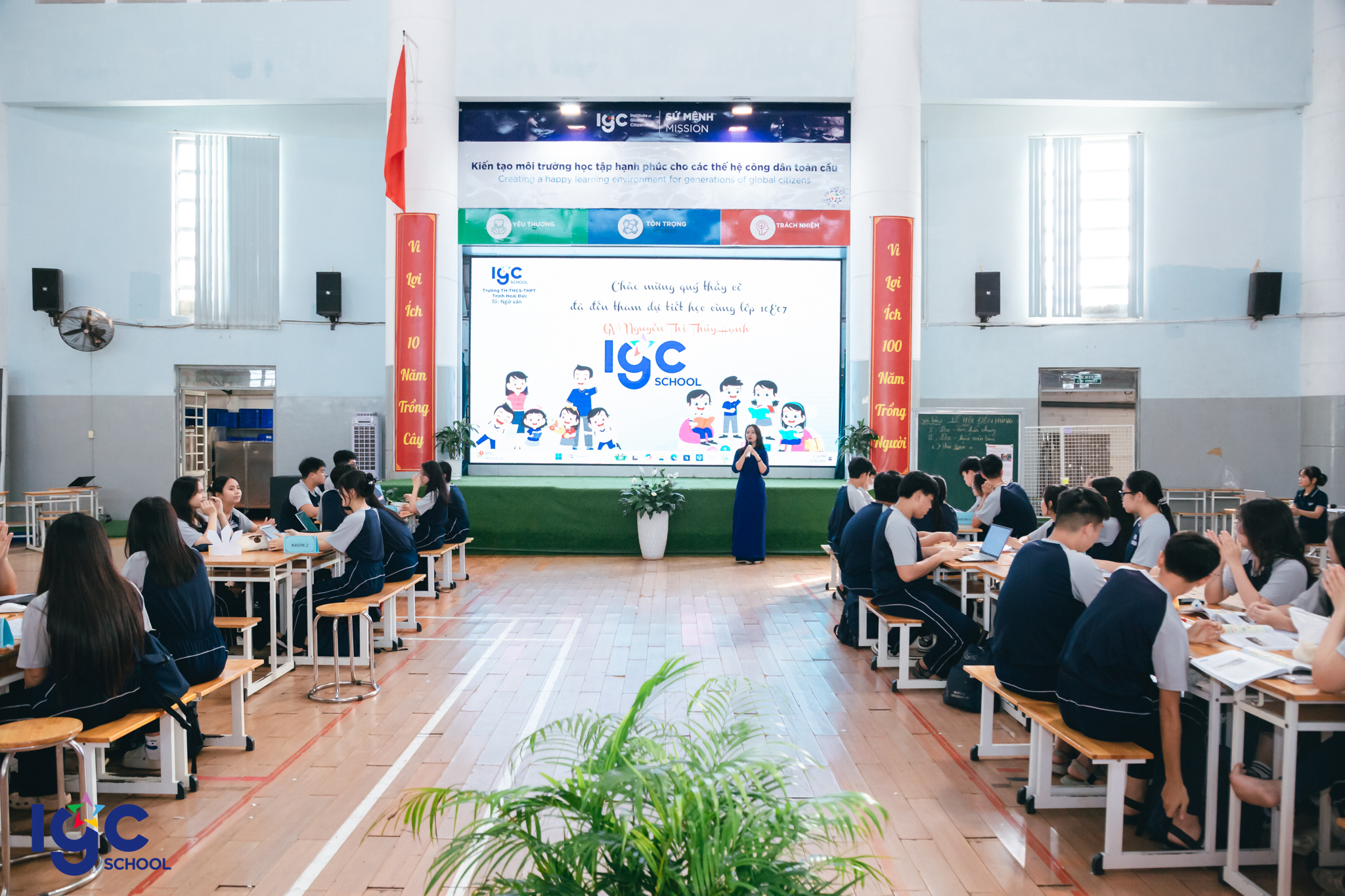 Tiết học văn ứng dụng công nghệ 4.0