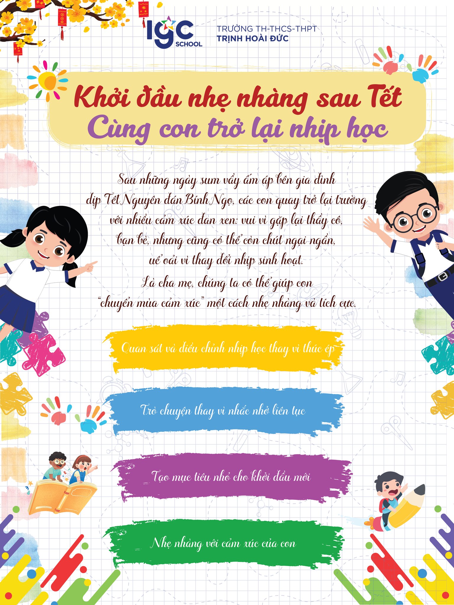 Chuyển mùa cảm xúc sau Tết