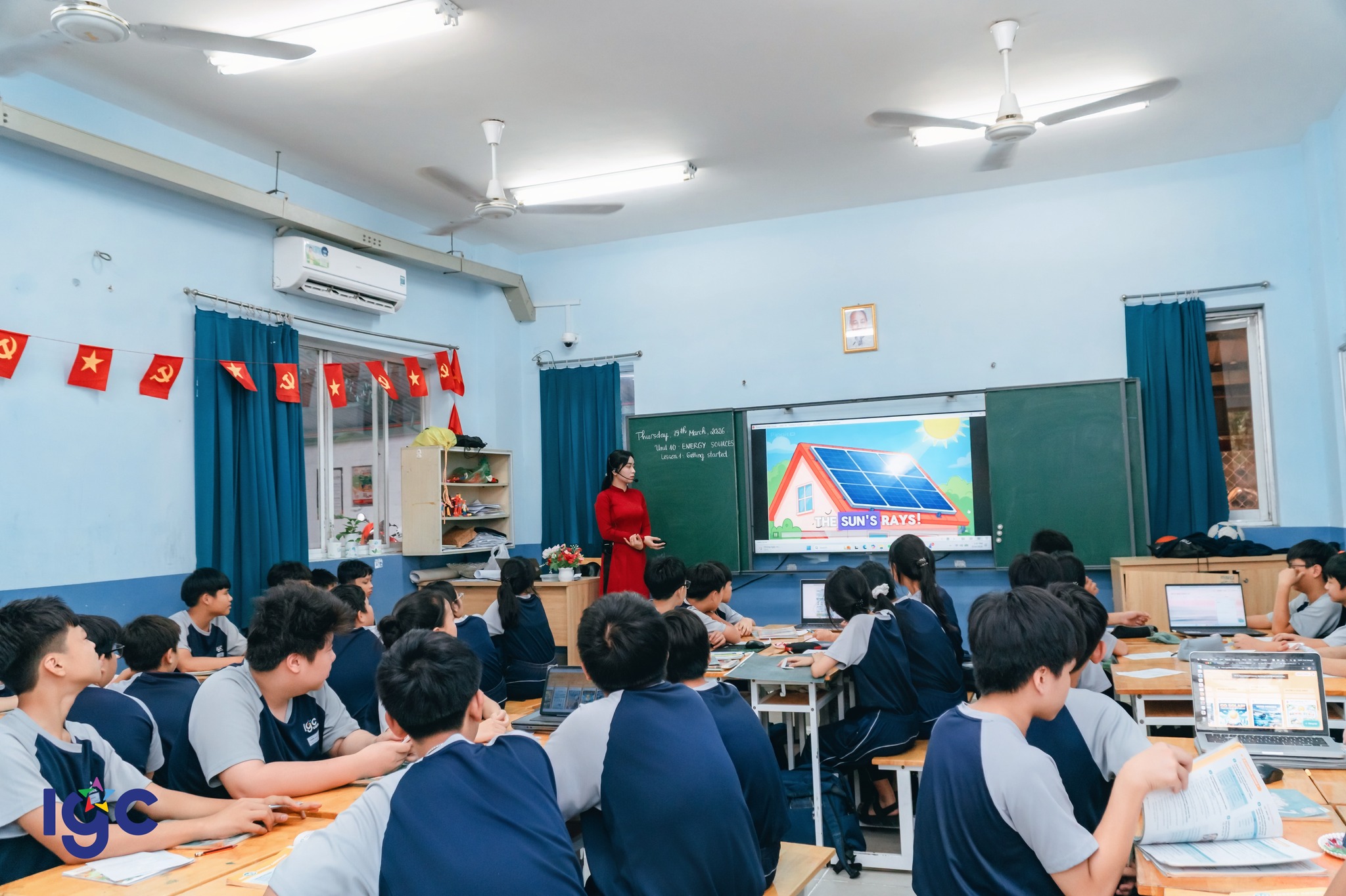 Tiết học tiếng anh 7b1