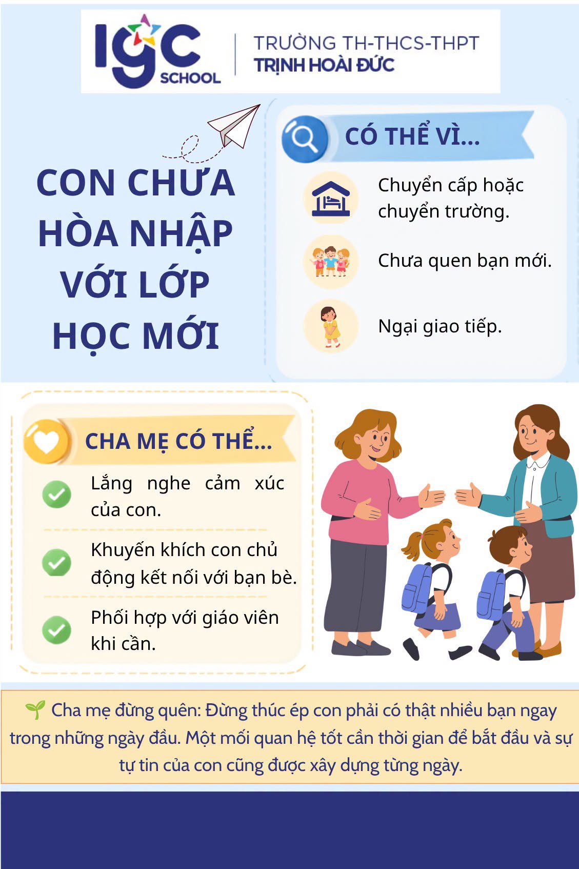 Tâm lý học sinh ngày đầu năm