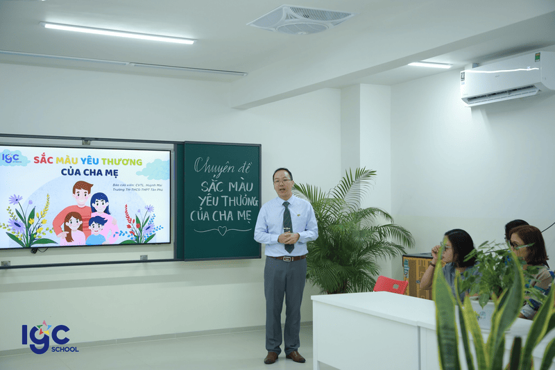 Chuyên đề tư vấn tâm lý dành cho phụ huynh học sinh. Phòng tham vấn tâm lý học đường tại trường liên cấp IGC.